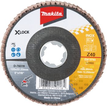 Makita D-76009 Lamelirana brusna ploča od stak. vlak. X-LOCK Z40