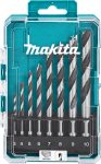 Makita D-77257 8-dijelni set svrdala za drvo (3,4,5,6,7,8,9,10mm)
