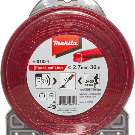 Makita E-01834 Najlonska nit, crvena 2.7mm/30m