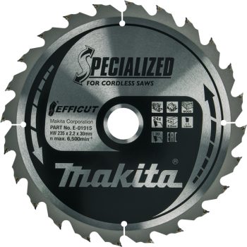 Makita E-01915 TCT list pile Efficut, 235x30x24Z, za drvo