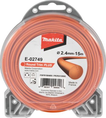 Makita E-02749 Najlonska nit, okrugla narančasta 2,4mm/15m