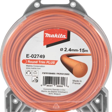 Makita E-02749 Najlonska nit, okrugla narančasta 2,4mm/15m