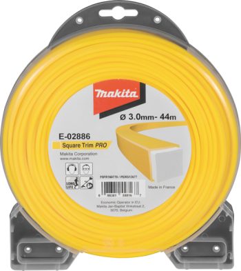 Makita E-02886 Najlonska nit, kvadratna žuta dvostruka 3,0mm/44m