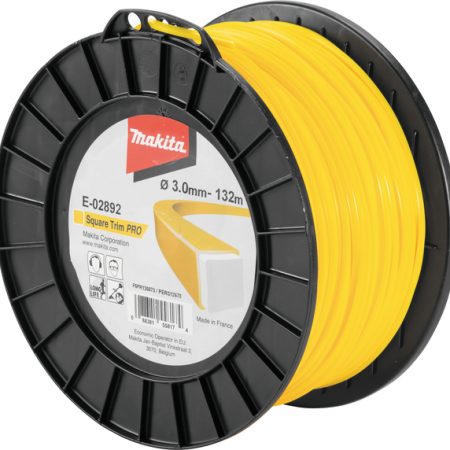 Makita E-02892 Najlonska nit, kvadratna žuta dvostruka 3,0mm/132m
