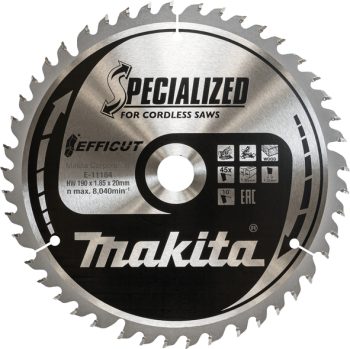Makita E-11184 TCT list pile Efficut, 190x20x45Z, za drvo