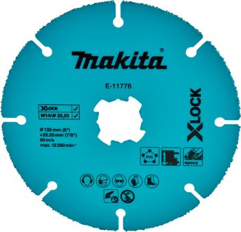 Makita E-11776 Ploča sa rubom od volfram karbida, X-LOCK