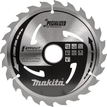 Makita E-12164 List pile Efficut 185x30x24Z za drvene kompozite