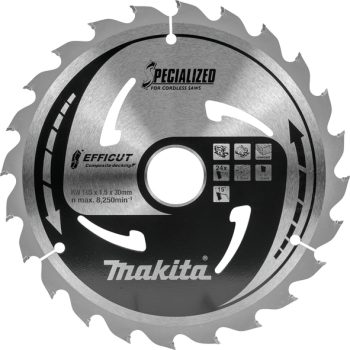 Makita E-12170 List pile Efficut 185x30x40Z za drvene kompozite