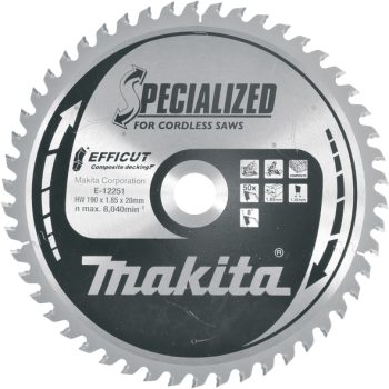 Makita E-12251 TCT list pile Efficut, 190x20x50Z, za drvene komp.