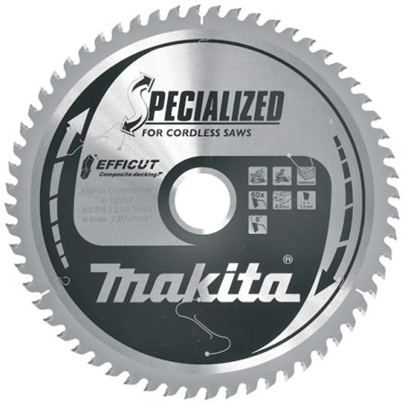 Makita E-12267 TCT list pile Efficut, 216x30x60Z, za drvene komp.