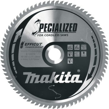 Makita E-12273 TCT list pile Efficut, 260x30x75Z, za drvene komp.