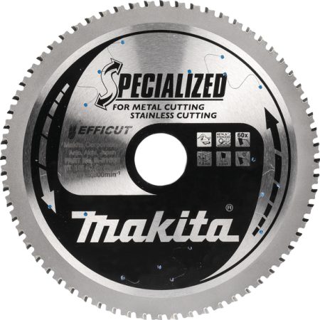 Makita E-12843 List pile Efficut 185x30x60Z za metal, Inox