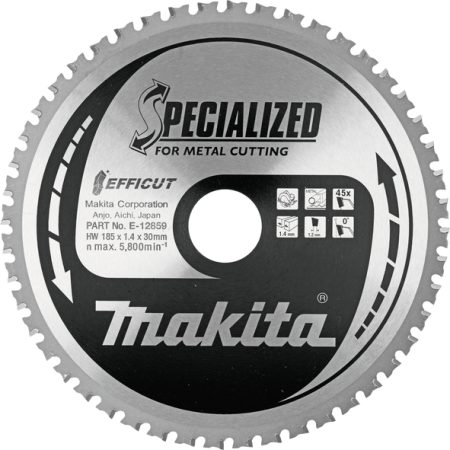 Makita E-12859 List pile Efficut 185x30x45Z za metal