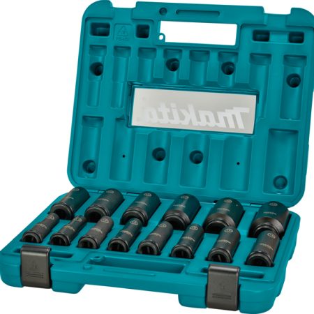 Makita E-16586 14-dijelni set nasadnih ključeva Impact Black 1/2" duži
