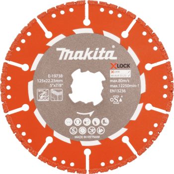 Makita E-19738 Dia. rezalna ploča 125mm X-LOCK
