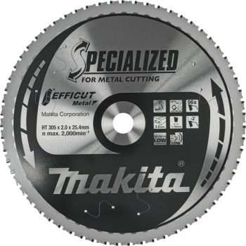 Makita E-19750 List pile Efficut 305x25,4x96Z za metal, Inox