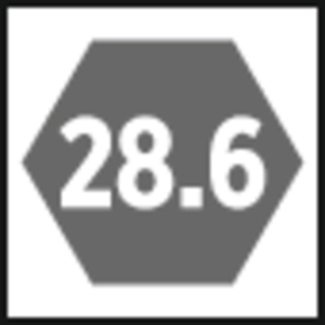 Prihvat alata 28,6 mm šesterokutno