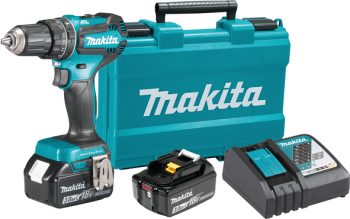 Makita DHP485RFE akumulatorska udarna bušilica-odvijač 18v, 13mm, 2sp