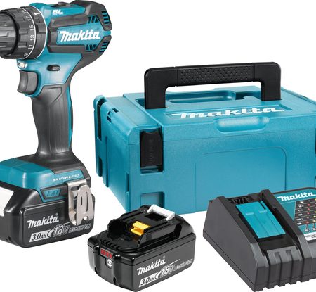 Makita DHP485RFJ akumulatorska udarna bušilica-odvijač 18v, 13mm, 2sp