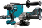 Makita DK0124G201 combiset xgt - df001g, ga005g, dc40ra, bl4040x2