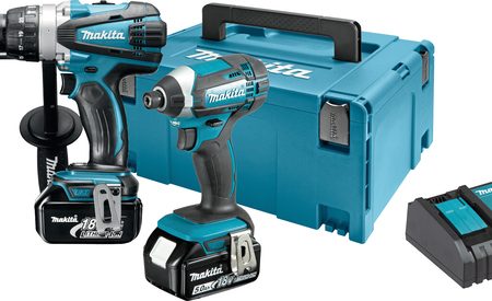 Makita DLX2145TJ set lxt-dhp458, dtd152, dc18rc, bl1850bx2, m3