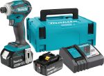 Makita DTD172RTJ akumulatorski udarni odvijač 18v, 180nm, 1/4