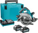 Makita HS004GM202 akumulatorska ručna kružna pila 40v xgt, 190mm, aws