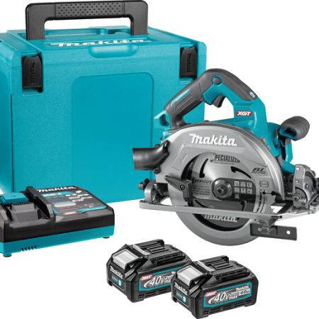 Makita HS004GM202 akumulatorska ručna kružna pila 40v xgt, 190mm, aws