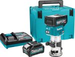 Makita RT001GM210 akumulatorska glodalica 40v xgt, 6-8mm