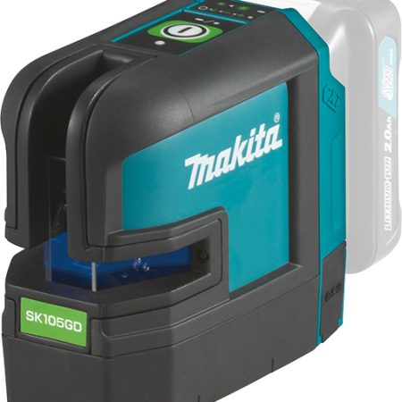 Makita SK105GDZ akumulatorski križni laser - zeleni