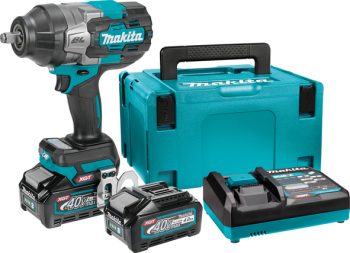 Makita TW002GM201 akumulatorski udarni odvijač 40v xgt, 1.500nm, 1/2