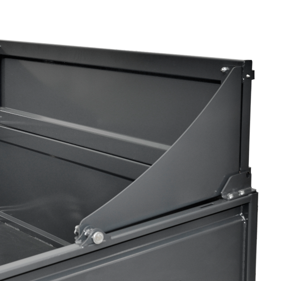 Foldable rear wall